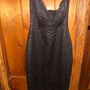 VINTAGE Windsor Black Textured Dress